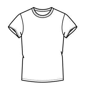 Fashion sewing patterns for T-Shirt  7349